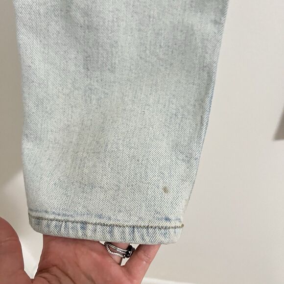 Current Elliot The Vintage Cropped Jeans Size 26 Blue Light Wash Distressed Slim - Picture 3 of 9